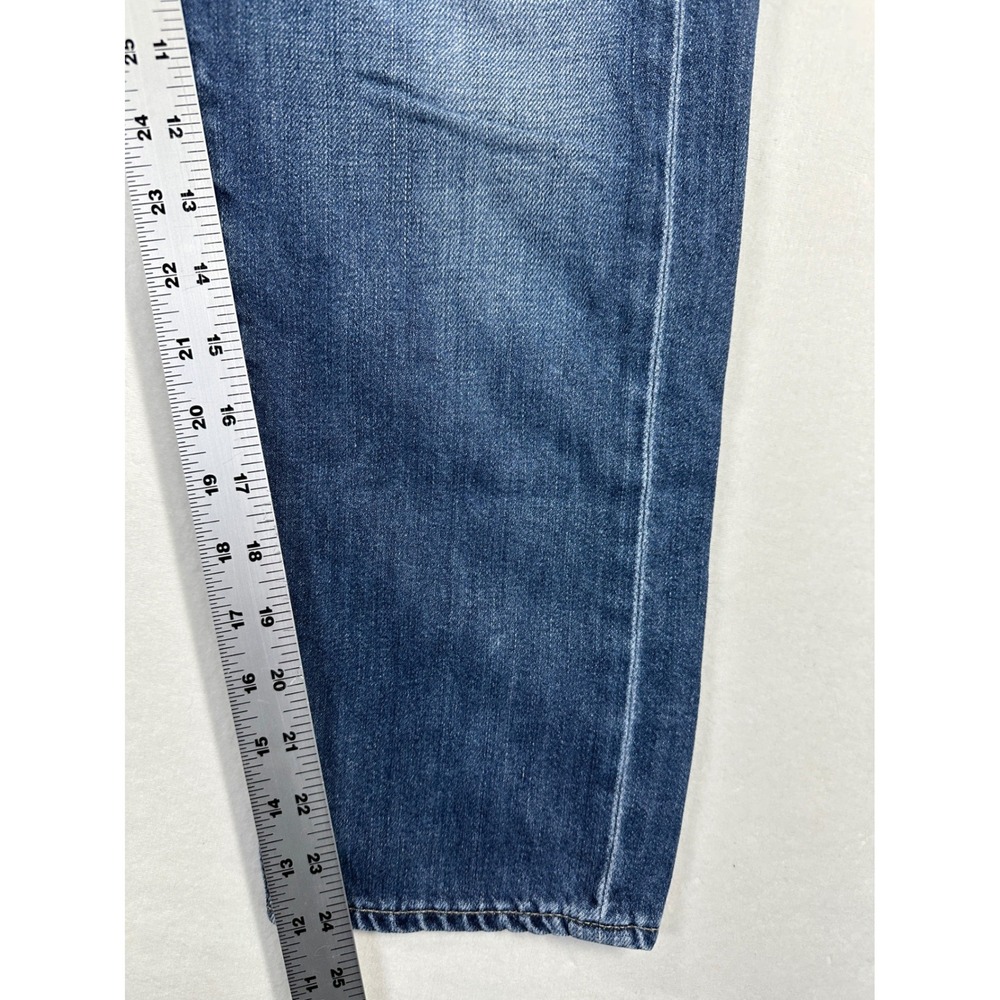 AG Adriano Goldschmied The Piper Crop Jeans Sz 29 Blue Slouchy Slim Capri USA - Picture 9 of 12